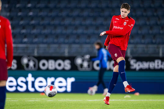 Eivind Fauske Helland of Norway warms up