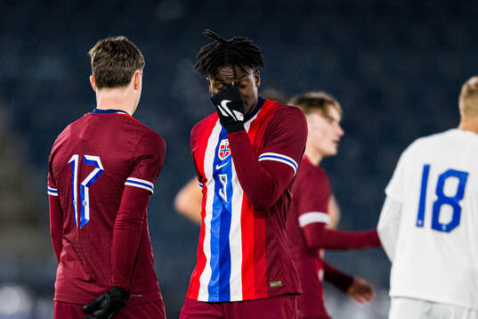 Seedyahmed Tijan Jatta of Norway looks dejected