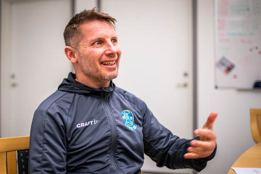 Tränare Jussi Kontinen