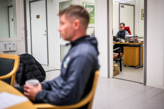 Tränare Jussi Kontinen och sportchef Stefan Jansson