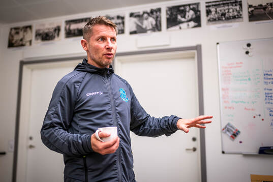 Tränare Jussi Kontinen
