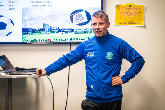 Tränare Jussi Kontinen