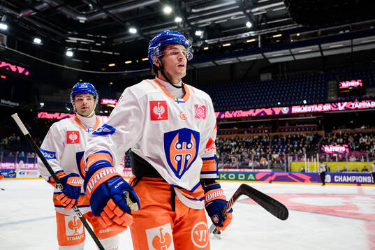 Daniel Brickley of Tappara Tampere celebrates