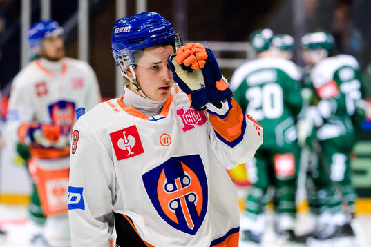 Benjamin Rautiainen of Tappara Tampere looks dejected
