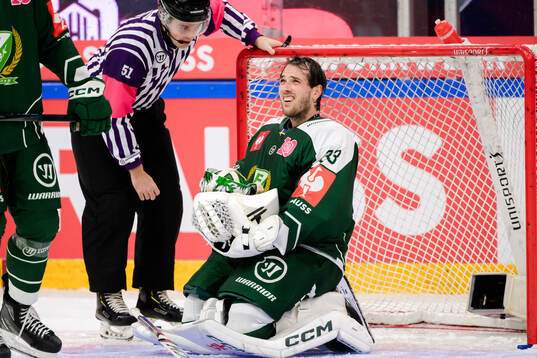 goaltender Maxime Lagacé of Färjestad