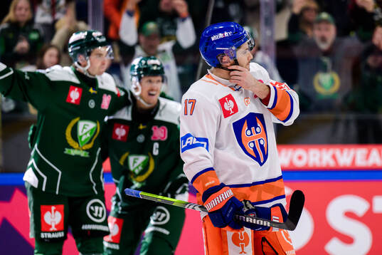 Nicholas Halloran of Tappara Tampere looks dejected