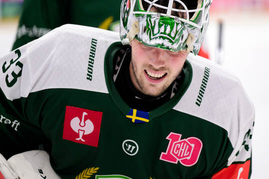 goaltender Maxime Lagacé of Färjestad