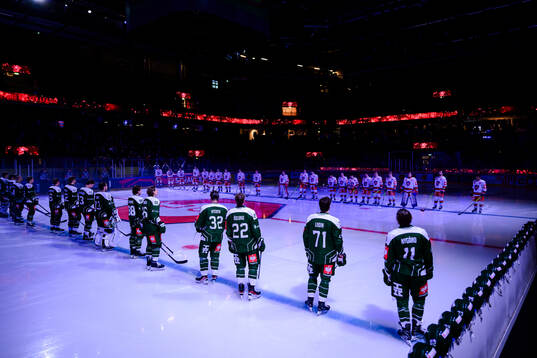 Players of Färjestad  and of Tappara Tampere
