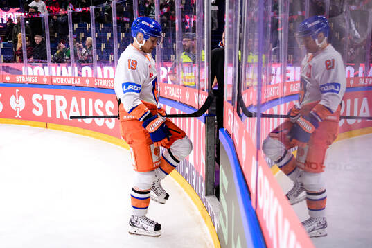 Veli-Matti Savinainen of Tappara Tampere looks dejected