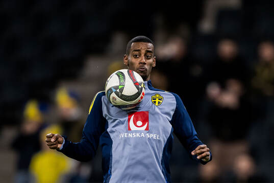 Alexander Isak of Sweden