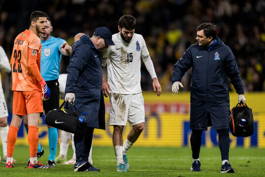 Hojjat Haghverdi of Azerbaijan in pain