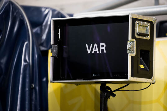 A VAR screen