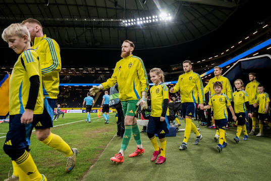 goalkeeper Viktor Johansson, Gabriel Gudmundsson and Carl