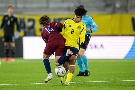 Mikkel Kalvenens Hope of Norway and Noel Sernelius of Sweden