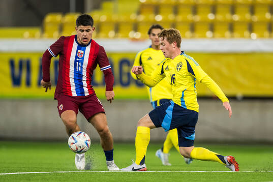 Adrian Kurd Rønning of Norway and Wiliam Andersson of