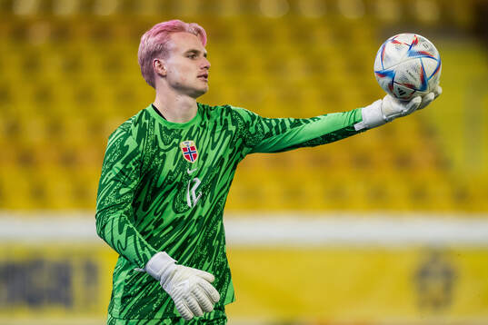 Goalkeeper Magnus Stær-Jensen of Norway