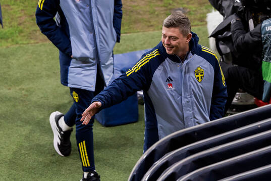Head coach Jon Dahl Tomasson of Sweden