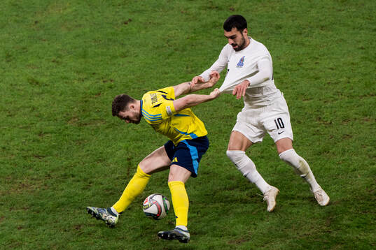 Gabriel Gudmundsson of Sweden and Aleksey Isaev of