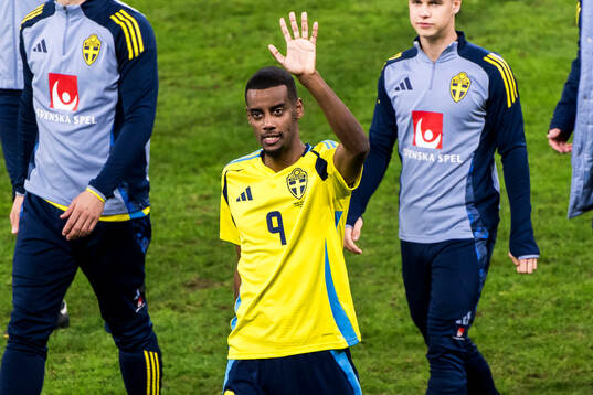 Alexander Isak of Sweden