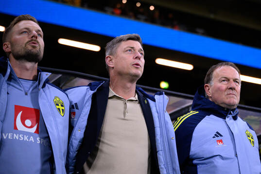 Assistant coach Sebastian Larsson , Head coach Jon Dahl