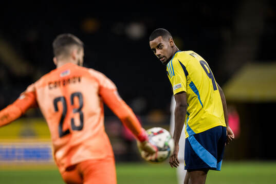 Alexander Isak of Sweden