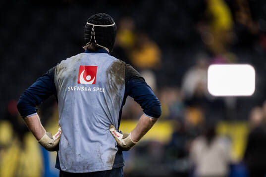 Goalkeeper Jacob Widell Zetterström of Sweden