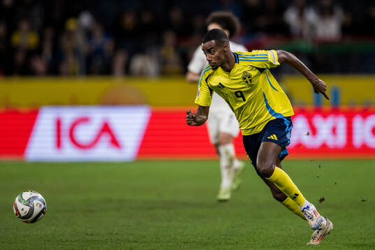 Alexander Isak of Sweden