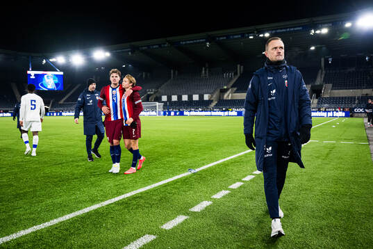 Jan Peder Jalland, head coach of Norway, looks dejected