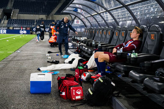 Andreas Rædergård Schjelderup of Norway looks dejected