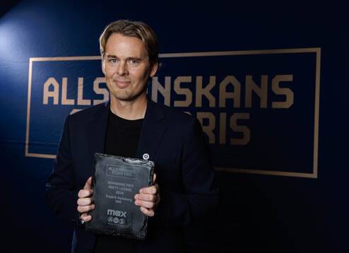 GAIS tränare Fredrik Holmberg tilldelas Domarnas pris för