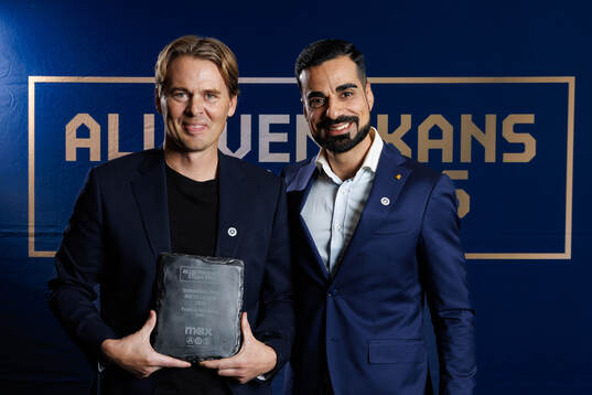GAIS tränare Fredrik Holmberg och Mohammed Al-Hakim
