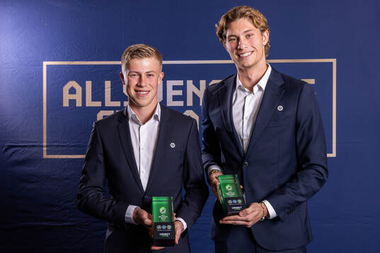 Häckens Noah Ek och Malmös William Nieroth Lundgren
