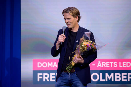 GAIS tränare Fredrik Holmberg tilldelas domarnas pris för