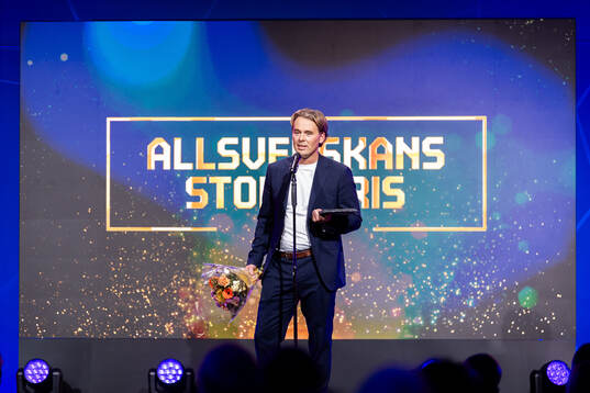 GAIS Fredrik Holmberg tilldelas priset för årets tränare