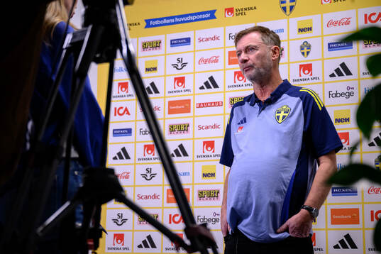 Head coach Peter Gerhardsson of the Swedish women's