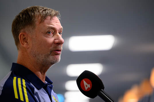Head coach Peter Gerhardsson of the Swedish women's