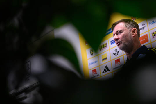 Head coach Peter Gerhardsson of the Swedish women's