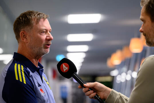 Head coach Peter Gerhardsson of the Swedish women's
