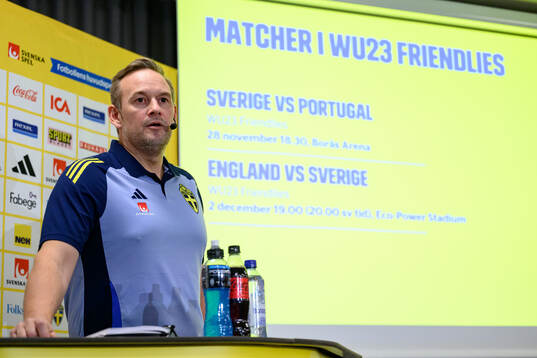 Head coach Martin Qwarmans Möller of the Swedish women's