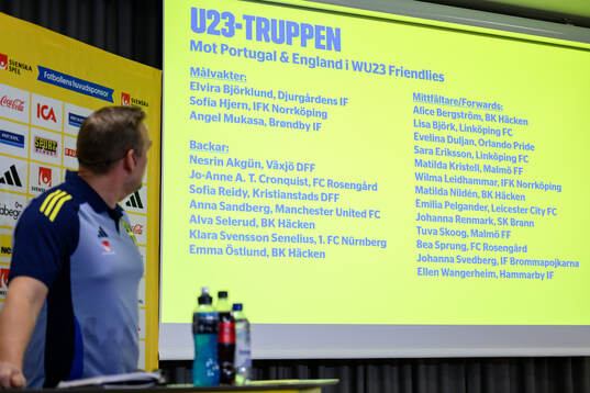 Head coach Martin Qwarmans Möller of the Swedish women's