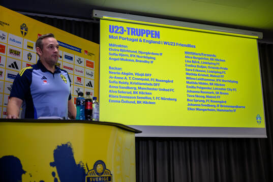 Head coach Martin Qwarmans Möller of the Swedish women's