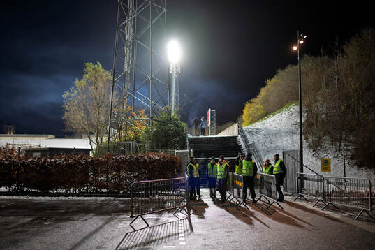Publikvärdar vid Klostergårdens IP