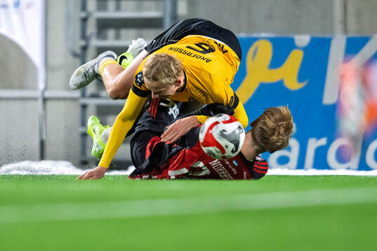 Lunds BKs Jakob Andersson och Östersunds Henrik Norrby