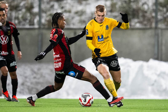 Lunds BKs Erik Persson och  Östersunds Nebiyou Perry