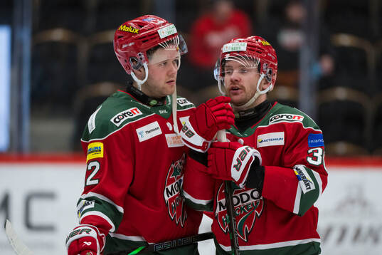 Modos Oscar Pettersson och Sebastian Ohlsson deppar