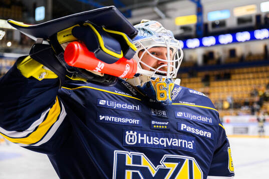 HV71s målvakt Hugo Alnefelt