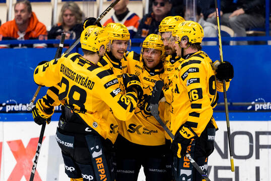Skellefteås Oskar Nilsson jublar