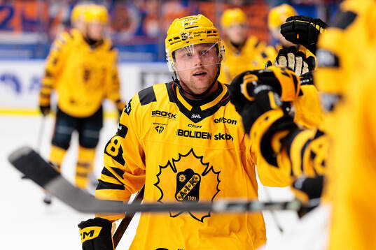 Skellefteås Oskar Nilsson jublar
