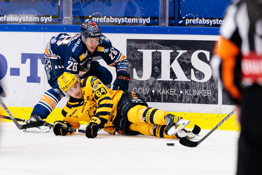 Växjös Hugo Gustafsson och Skellefteås Jonathan Pudas