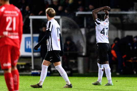 Landskronas Kofi Asare jublar